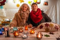 Vorweihnachtliche Stimmung auf dem Sindelfinger Marktplatz.