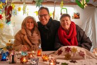 Vorweihnachtliche Stimmung auf dem Sindelfinger Marktplatz.