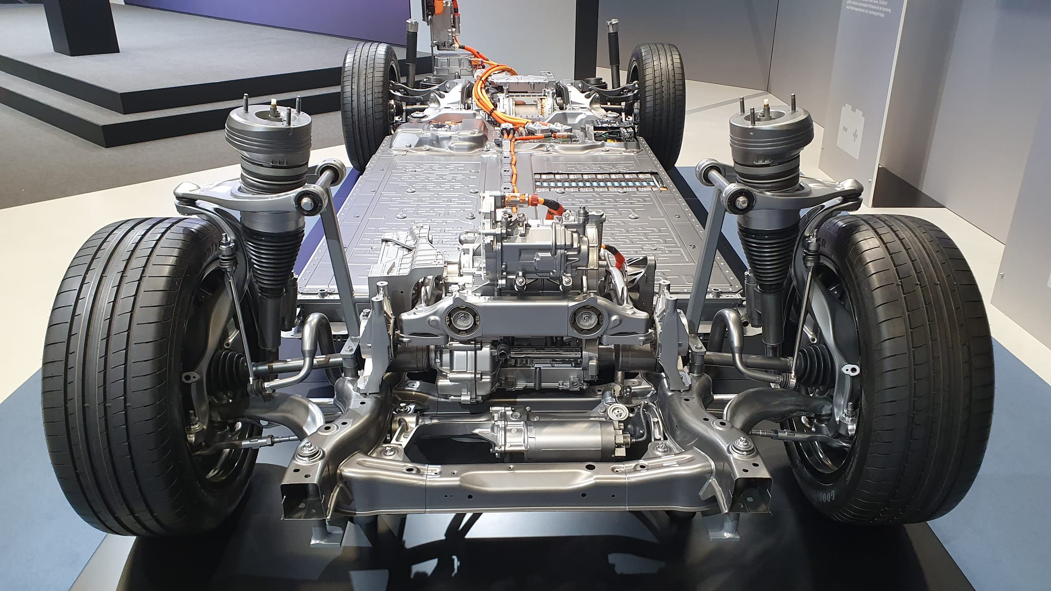 Die Basisplattform der E-Autos.Bild: Wegner