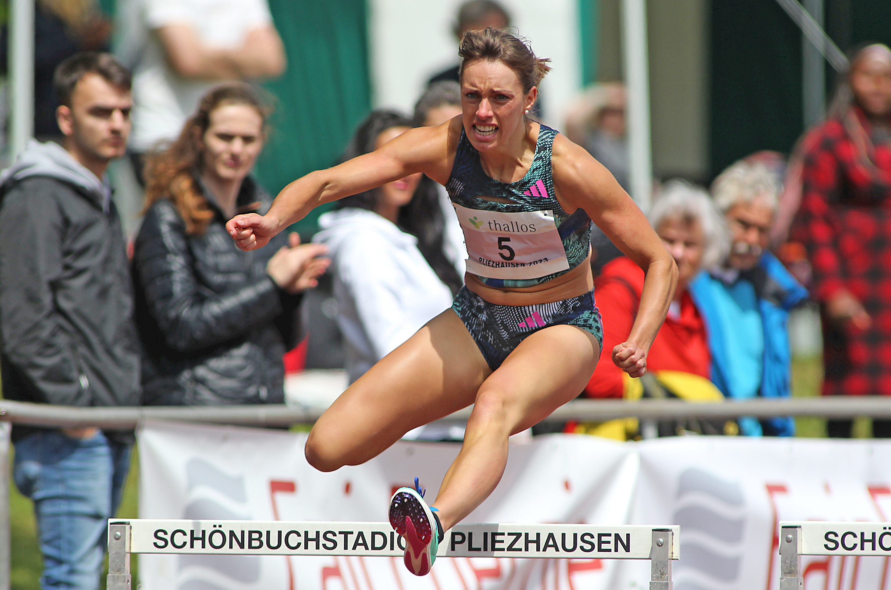 Starker Start in Pliezhausen: Carolina Krafzik. Bild: Görlitz