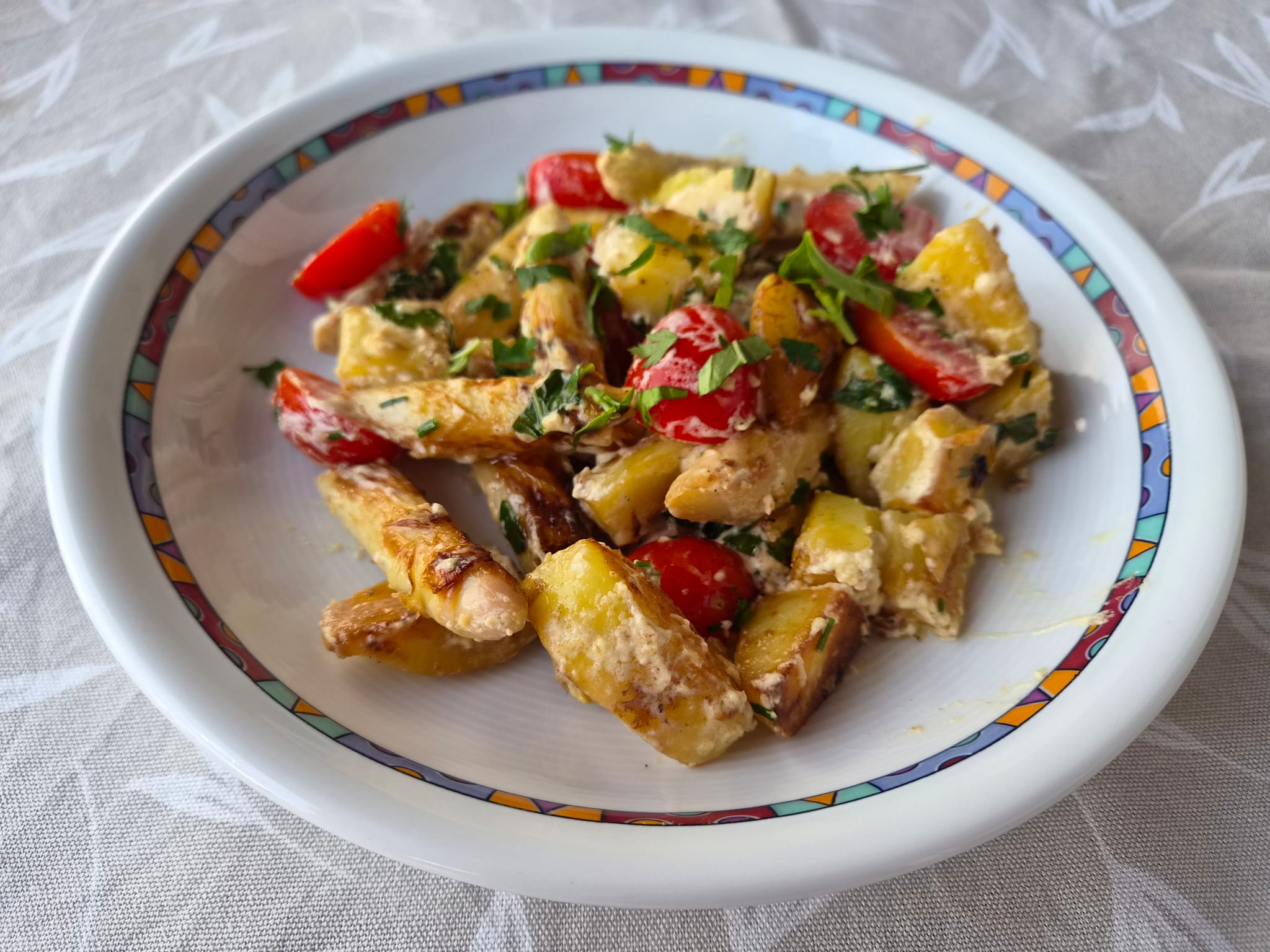 Cremige Spargelpfanne Bild: Nüßle