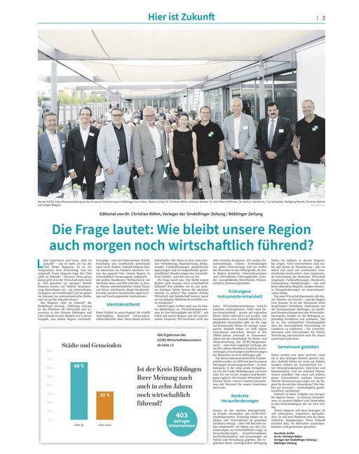 Für das SZ/BZ-Wirtschaftsbarometer gibt es in diesem Jahr einen European Digital Publishing Award.