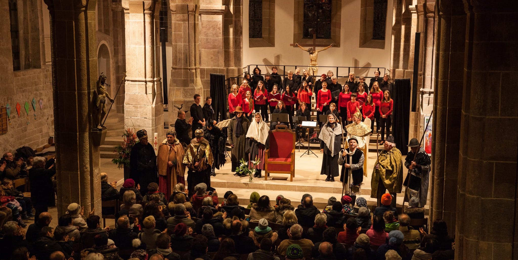 In der Martinskirche findet die „Sindelfinger Christgeburt“ regelmäßig ihren Abschluss.