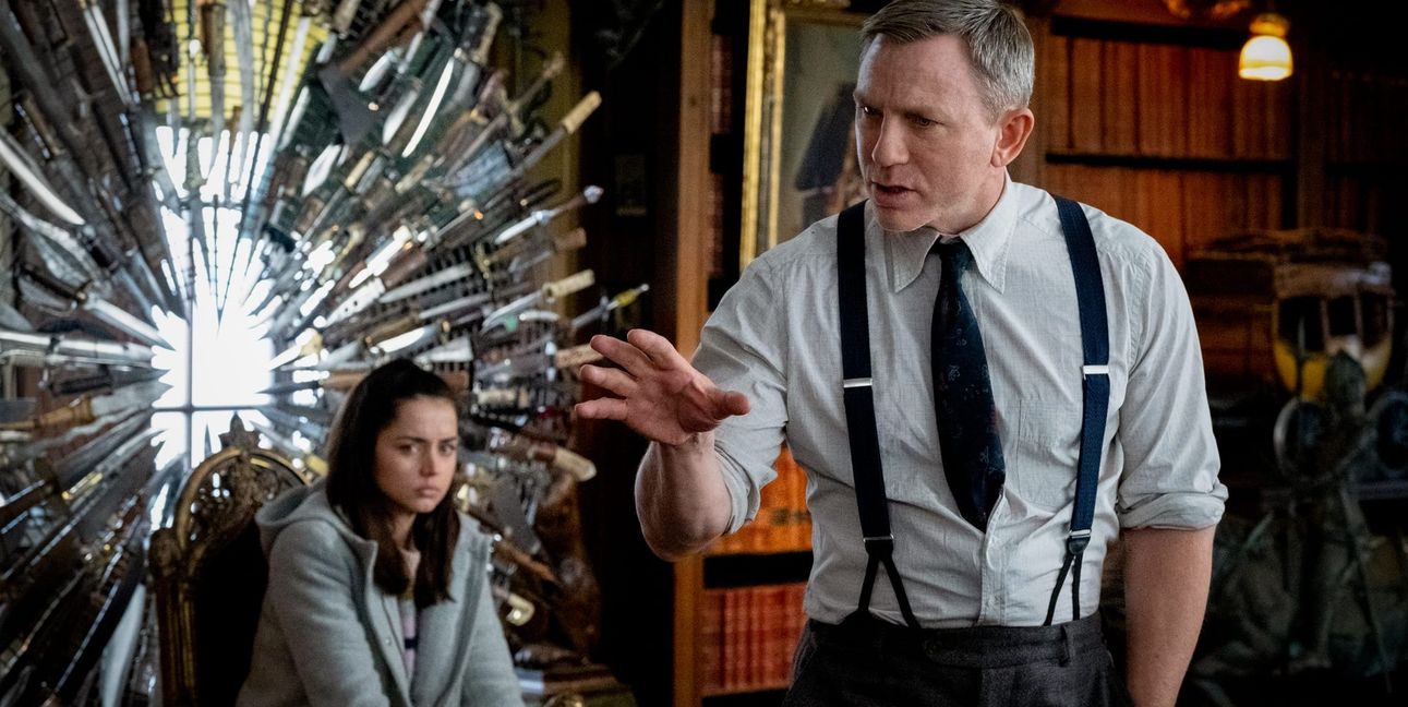 Ana de Armas und Daniel Craig in „Knives Out“.