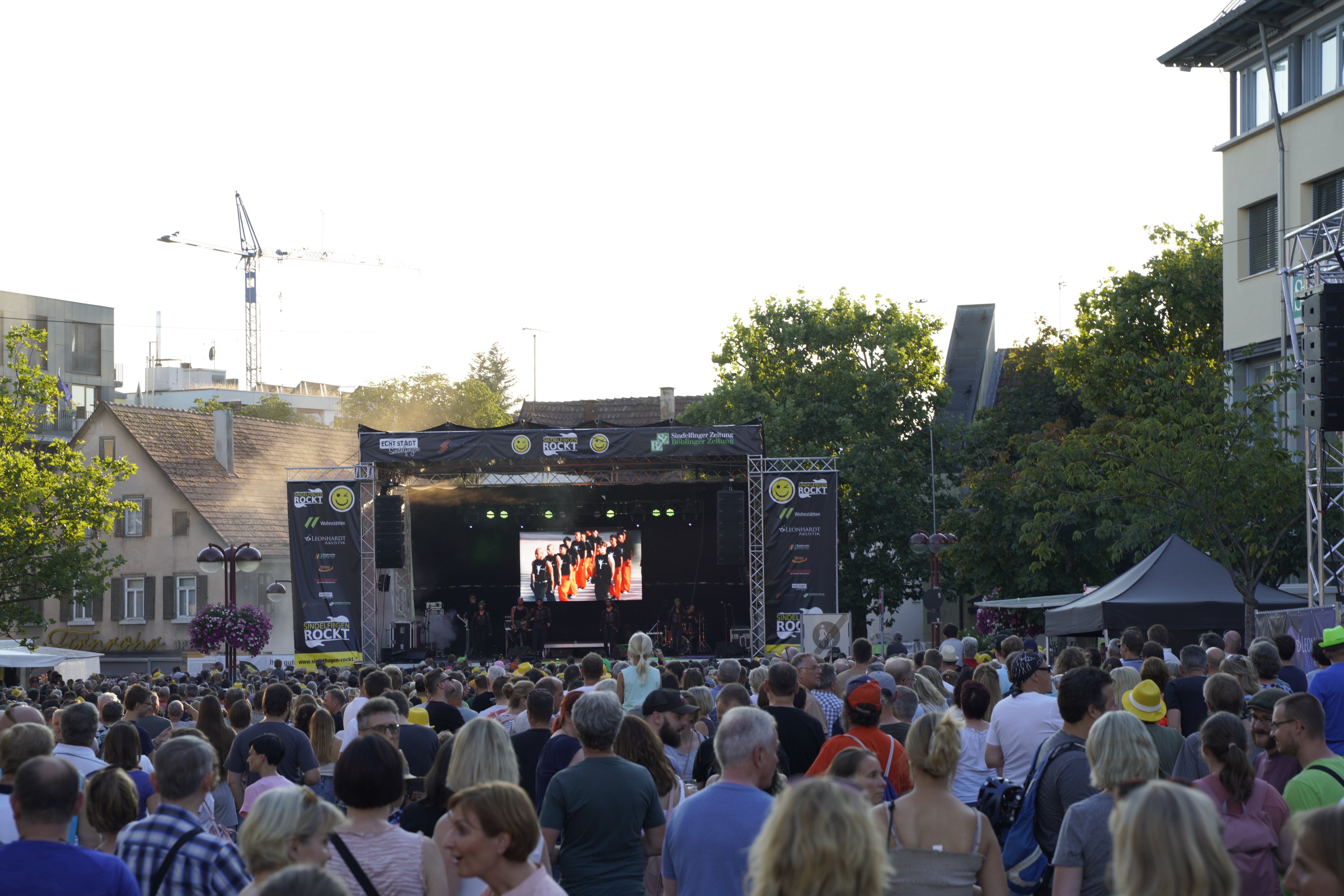 Nach drei Jahren Pause ist "Sindelfingen rockt" am Mittwoch auf den Marktplatz zurückgekehrt. Ob die Konzertreihe dort bleiben darf, ist allerdings noch offen. Bild: Dettenmeyer