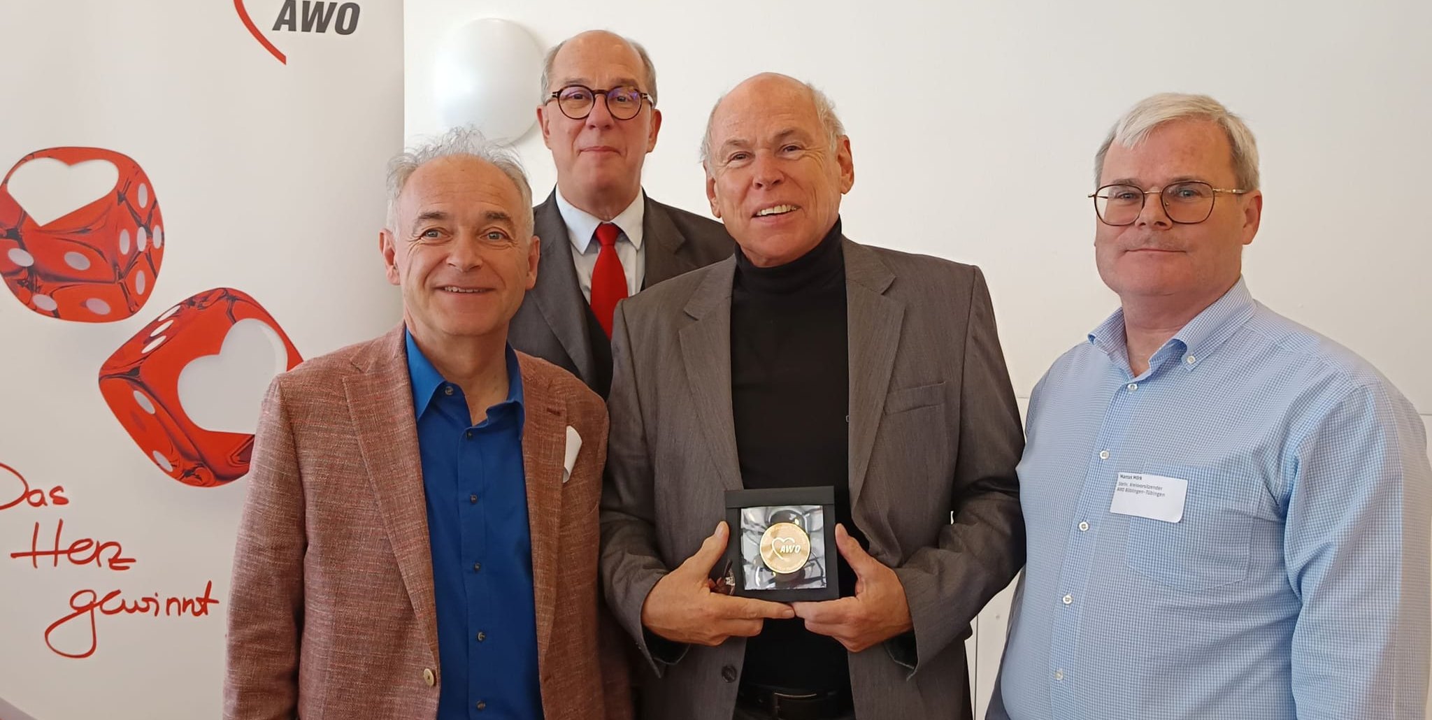Dr. Tobias Brenner, Stefan Oetzel, Herbert Protze und Marcus Mörk.