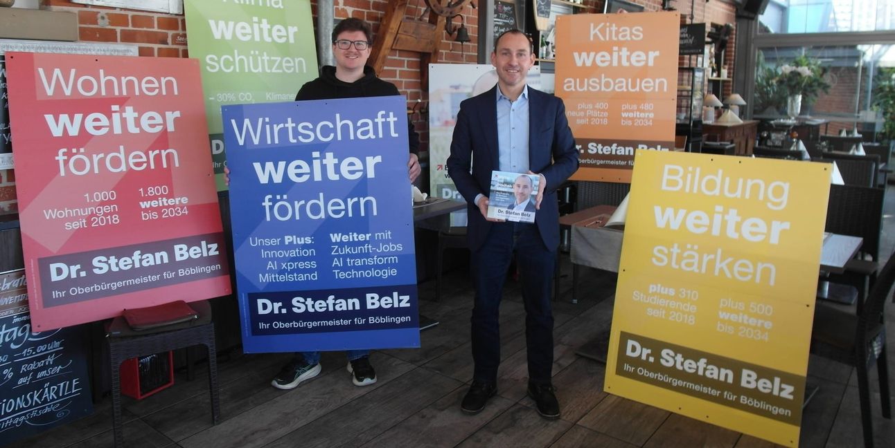 Jan Weccardt und Dr. Stefan Belz (von links).