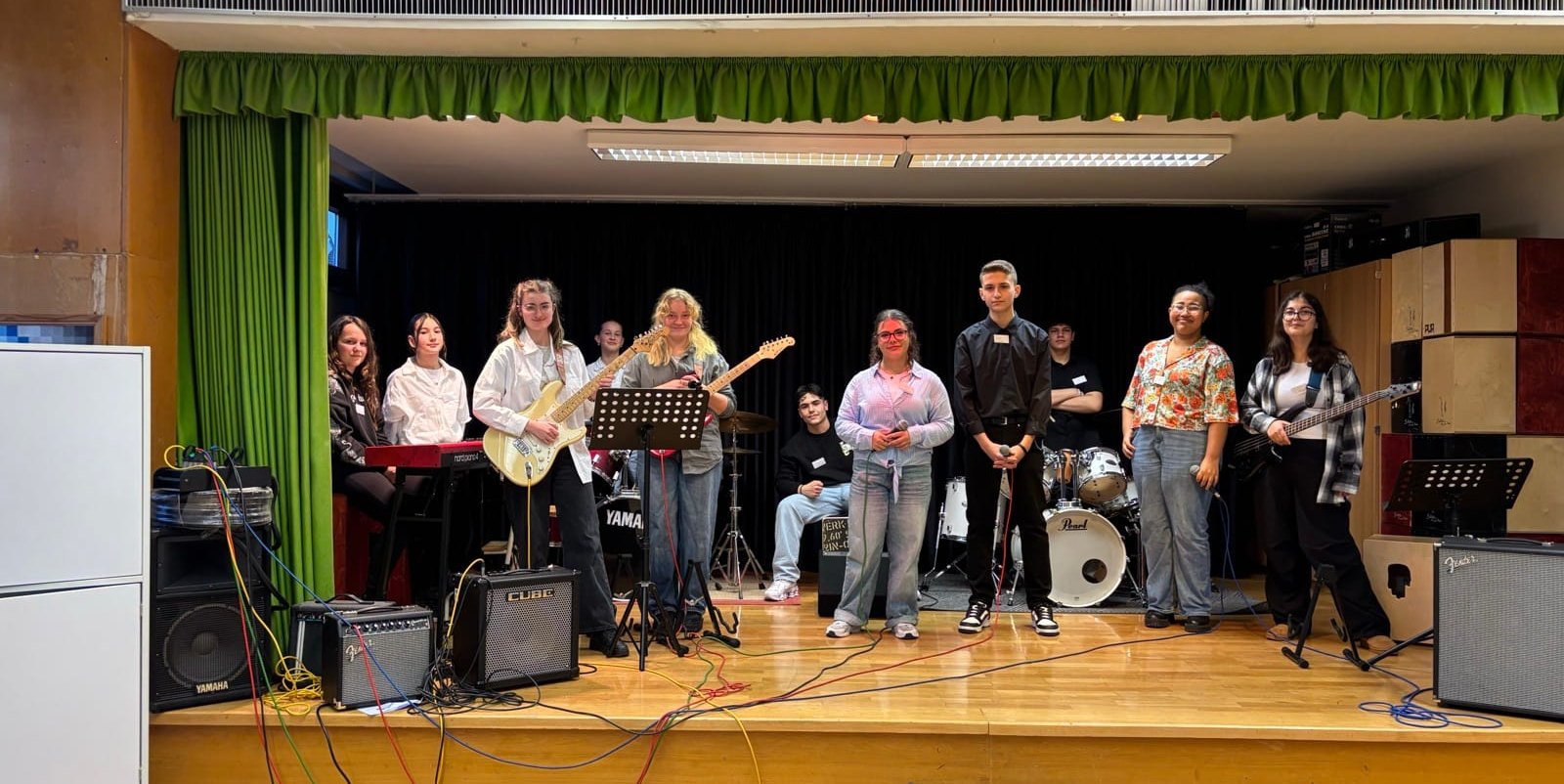 Beim Tag der offenen Tür wurde auch Musik gemacht. Am 13. März wird wieder groß gefeiert.