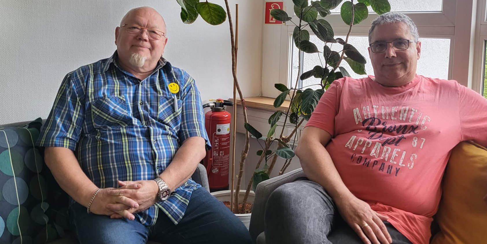 Rolf-Uwe Grünewald (links) und Thomas Alf haben die IG Eichholz 2025 gegründet.