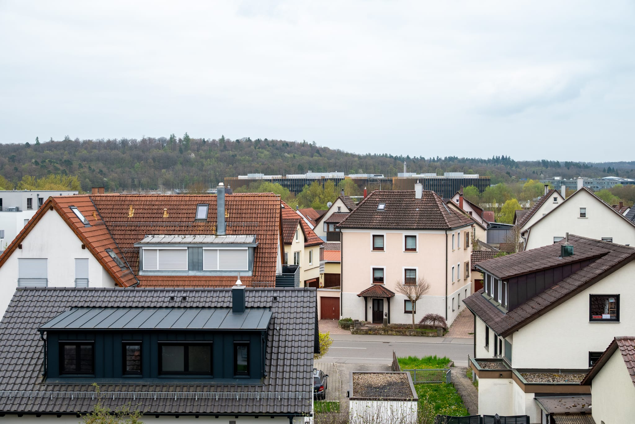 Dachgauben schaffen zusätzlichen Wohnraum.