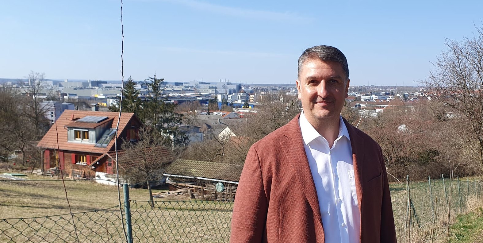 Cengiz Karakas auf dem Goldberg.