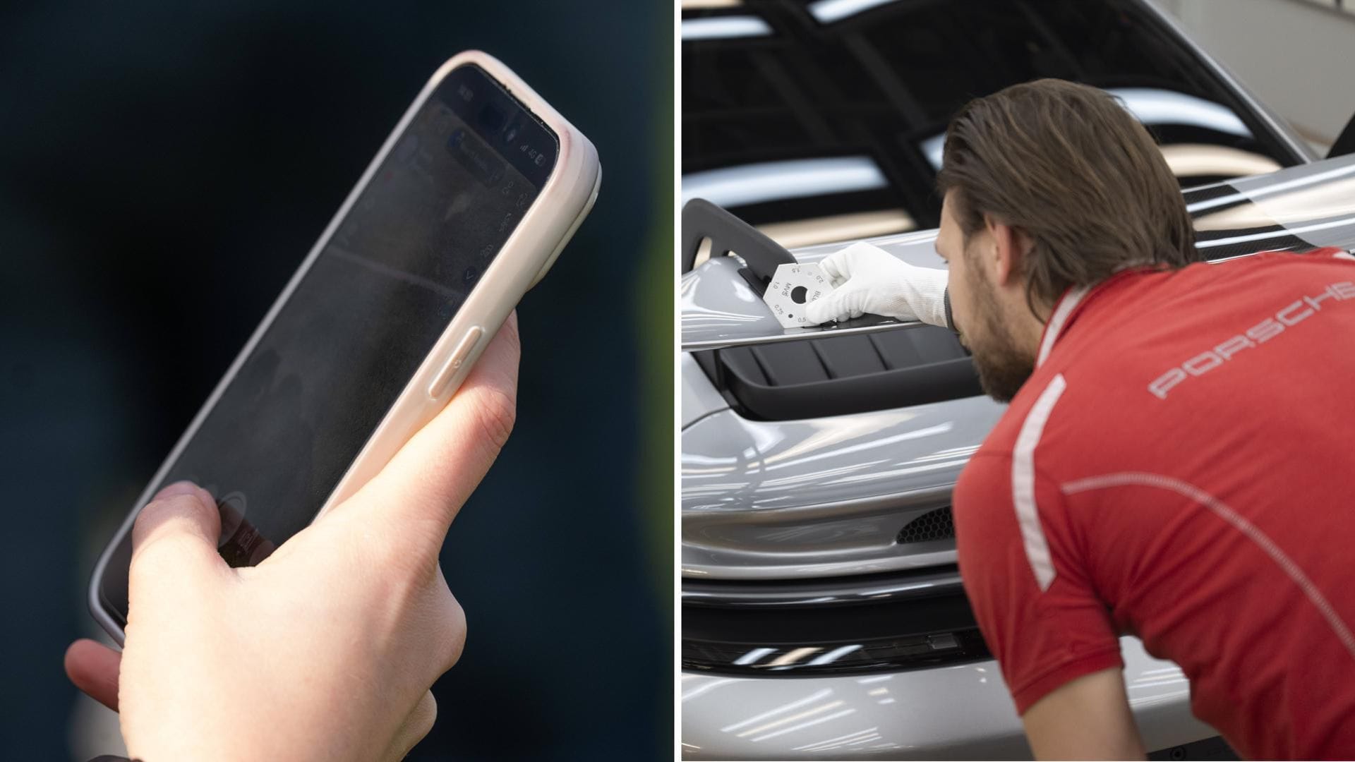 Bald untersagt: Porsche-Mitarbeiter  in Zuffenhausen dürfen ihr Privathandy während der Arbeitstätigkeit nicht mehr nutzen.