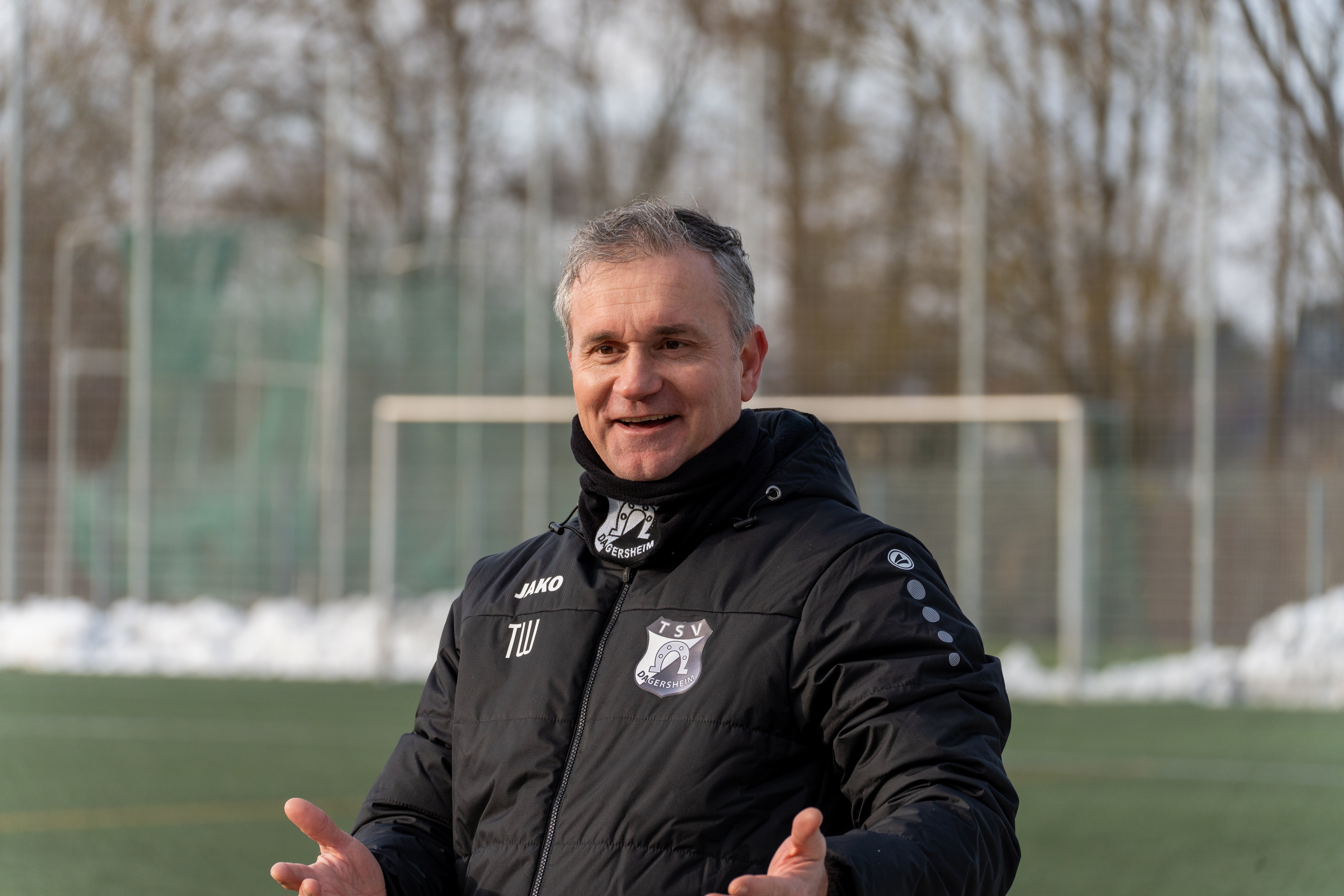 Im Winter bekam Thomas Wohland von Fabian Conforti  aus dem Spielausschuss des TSV Dagersheim gesagt, dass für ihn im Sommer Schluss ist. Bild: photostampe/A