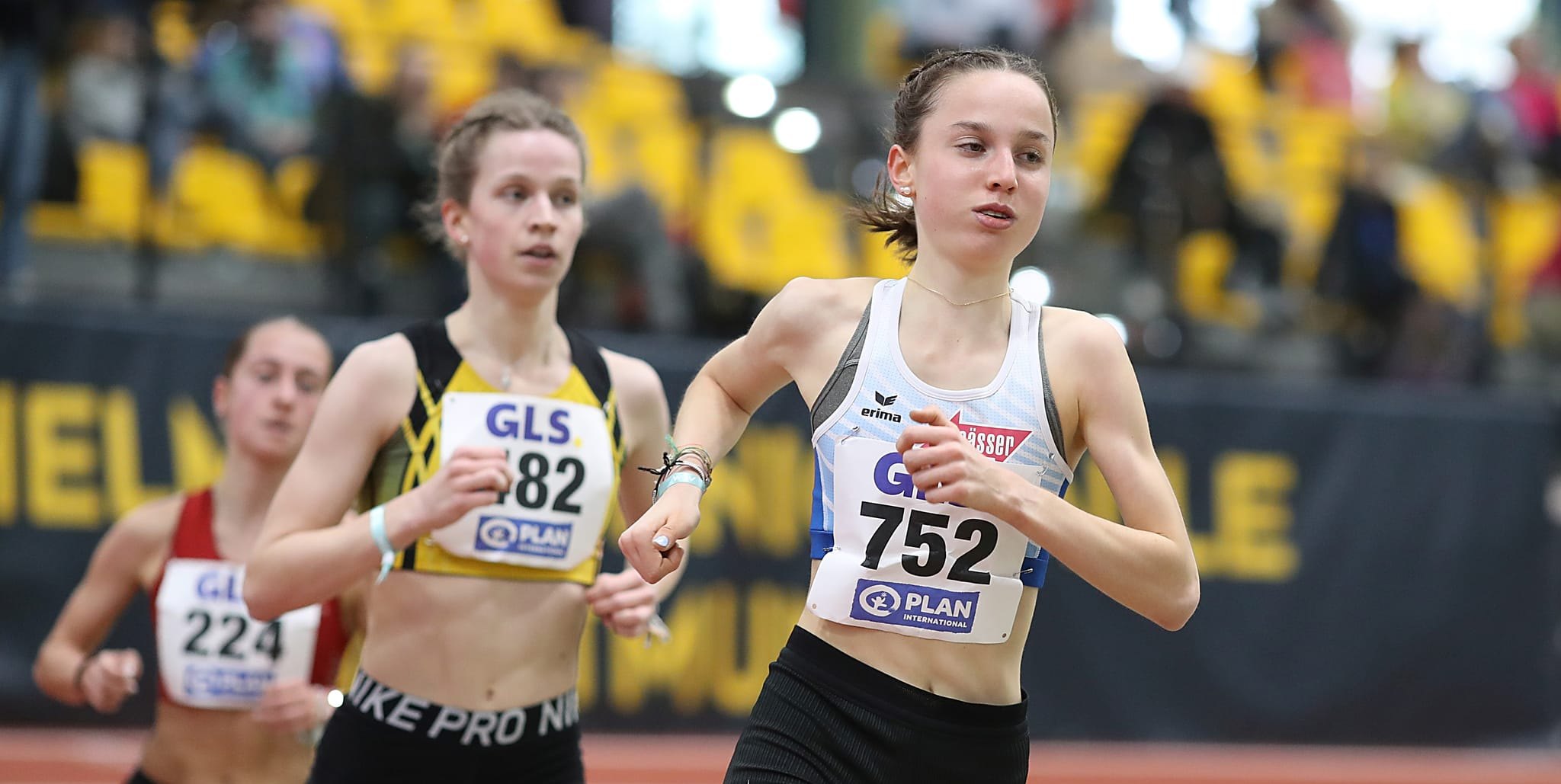 Emily Junginger (rechts) will bei der U20-Weltmeisterschaften unter die besten Zehn laufen. Bild: Görlitz