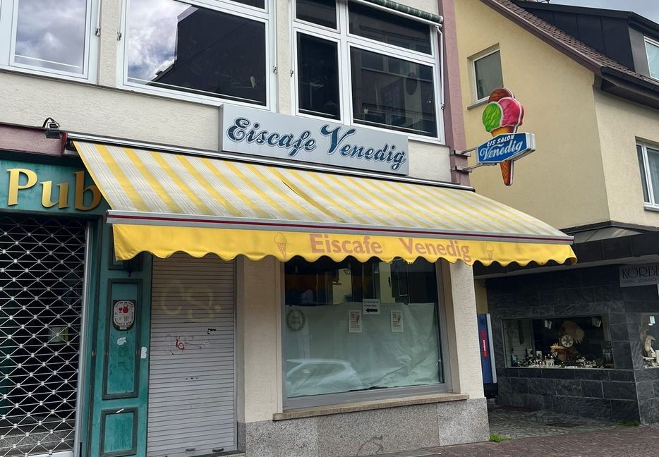 Der alte Standort unten in der Ziegelstraße.