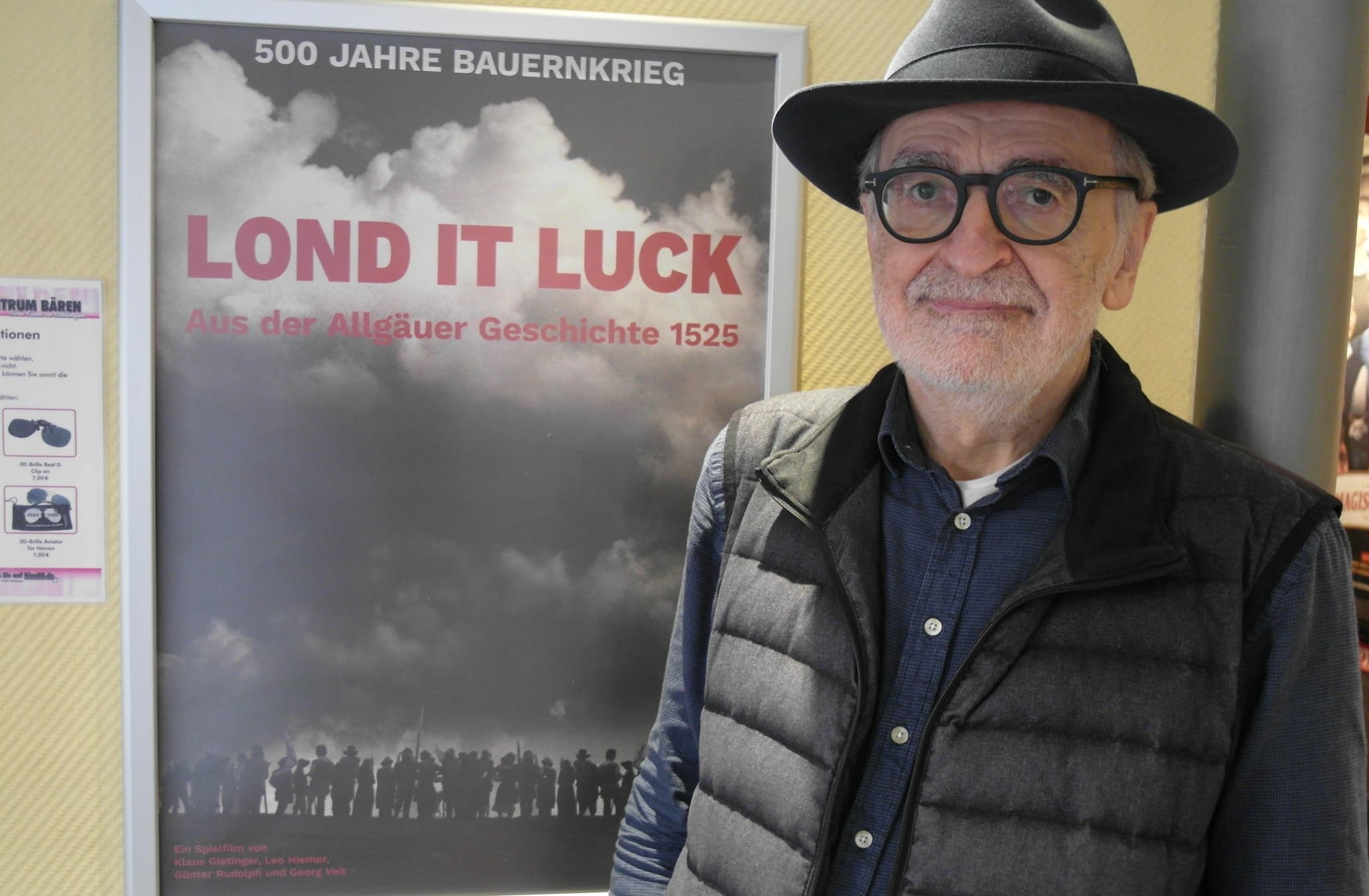 Regisseur Klaus Gietinger im Böblinger Kino.
