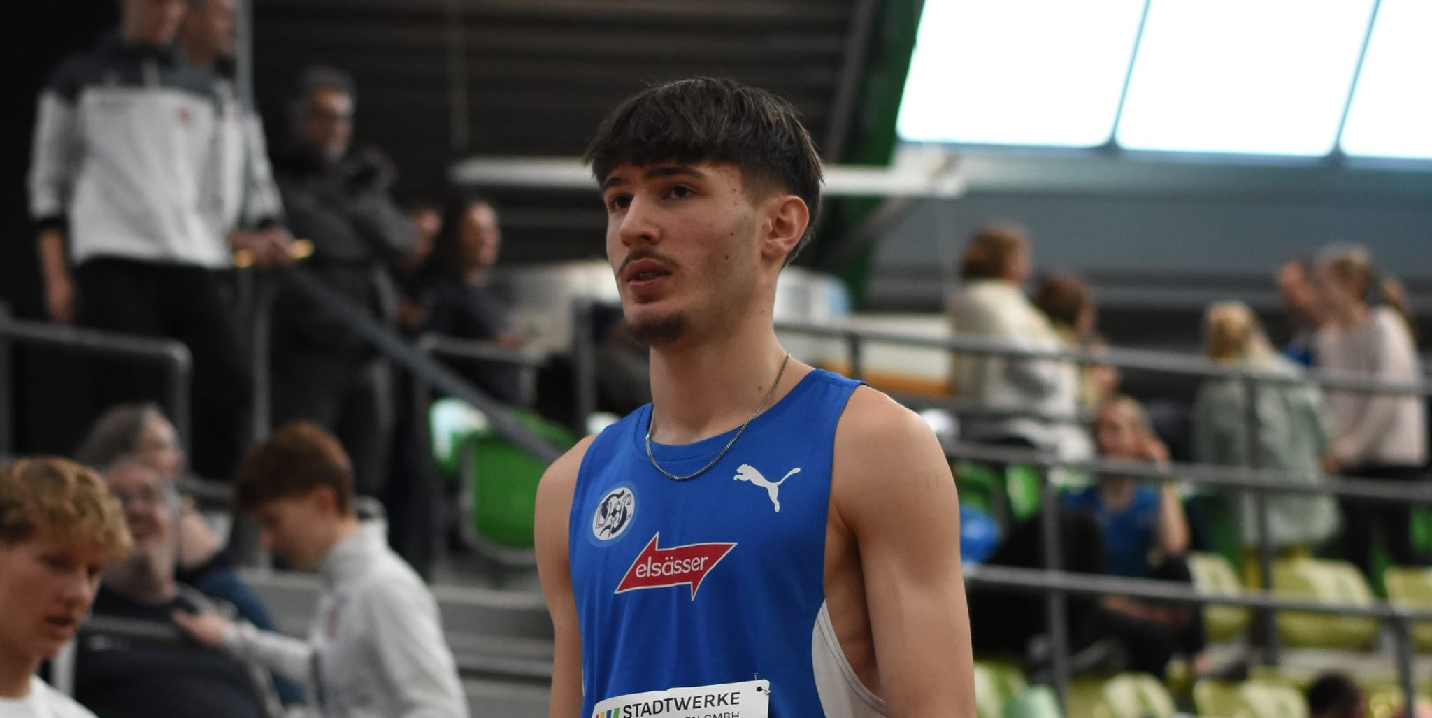 Dmitrij Krom  hatte sich zu Beginn der Woche eine Erkältung zugezogen. Dennoch will der Sindelfinger eine Medaille über die 200 Meter holen. 	Bild: Schüttke