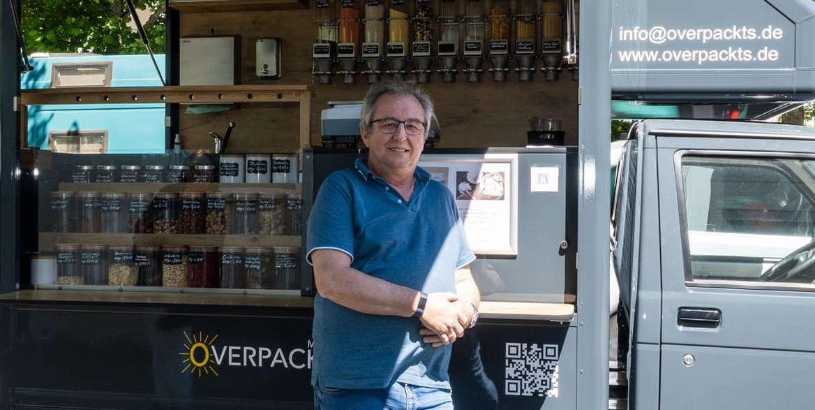 Offenen Pfeffer hat Horst Gruber in seinem Overpackts-Mobil in verschiedenen Sorten mit dabei.