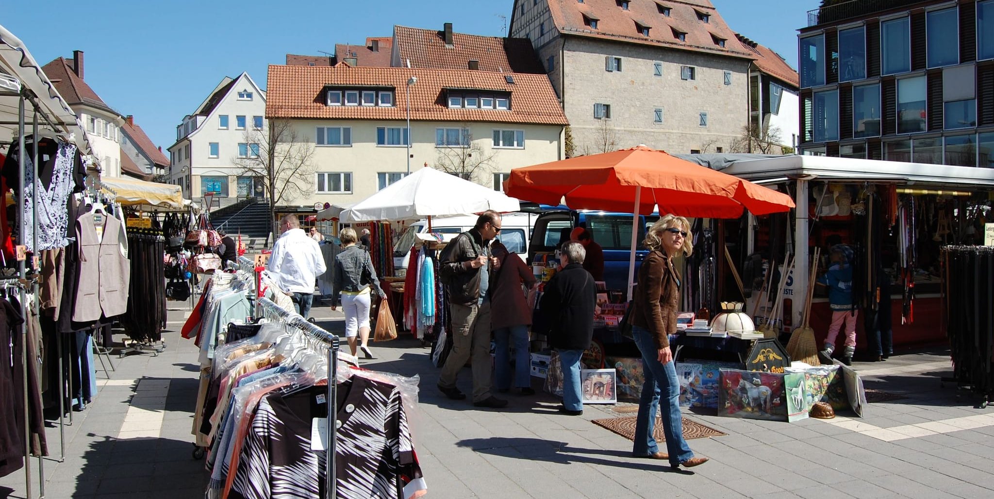 Auf dem Böblinger Elbenplatz ist wieder Krämermarkt.