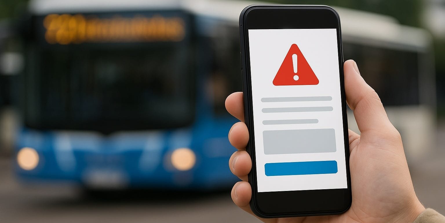 Mängel im Busverkehr können ab sofort online gemeldet werden.