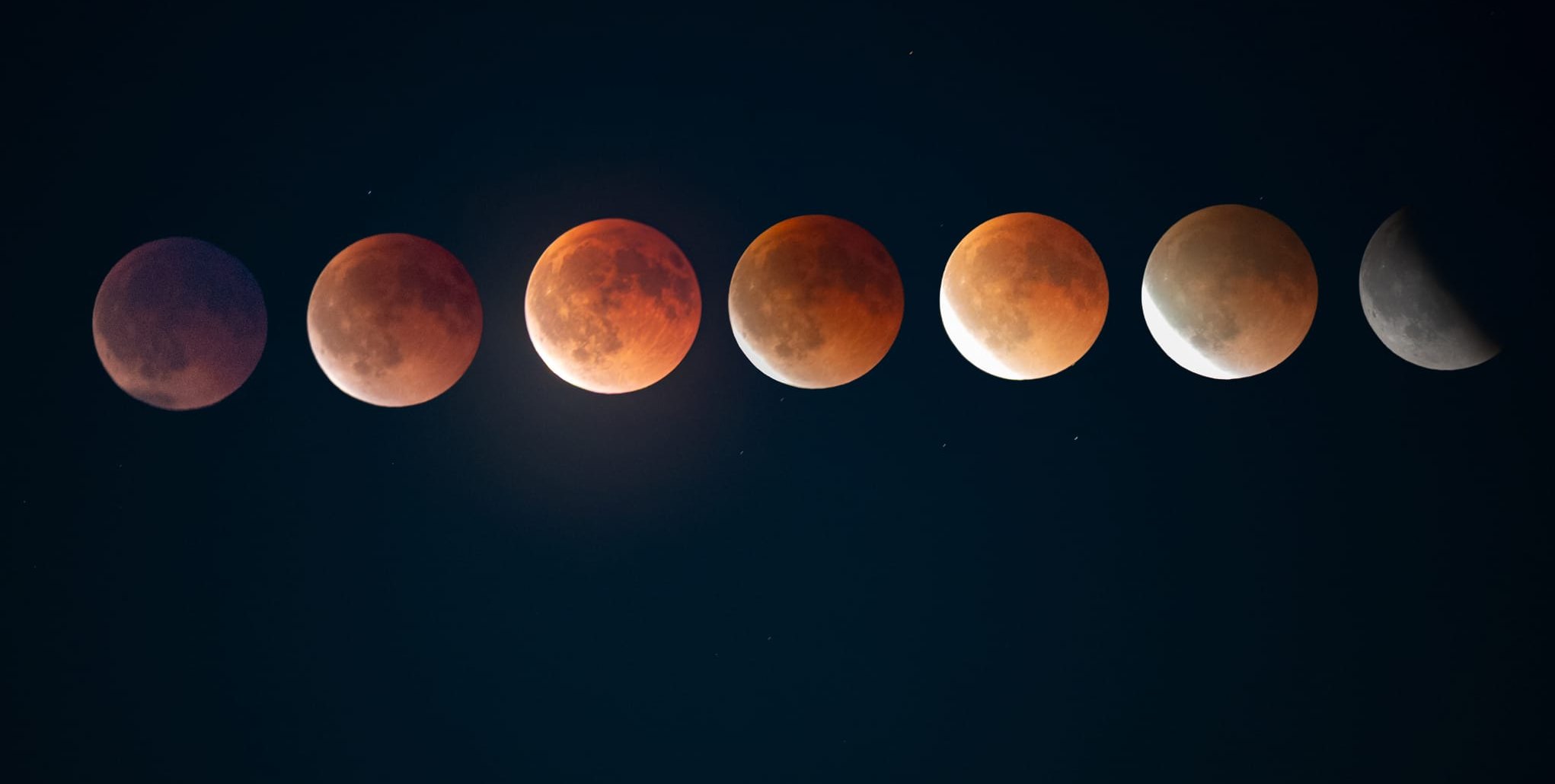 Von der totalen Mondfinsternis über die Partielle bis hin zum „üblichen“ Vollmond.