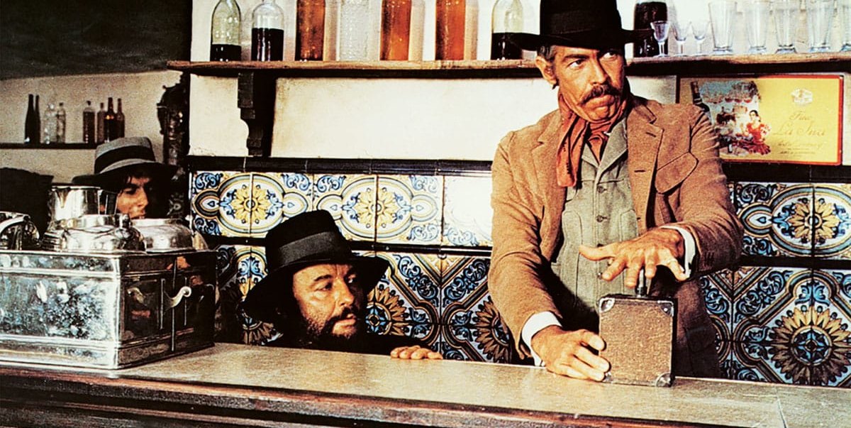 Rod Steiger und James Coburn in "Todesmelodie".