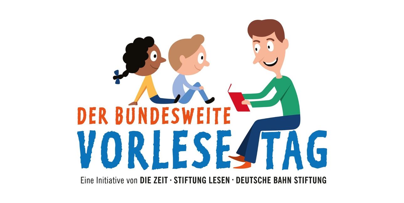 Das Logo des bundesweiten Vorlesetags.