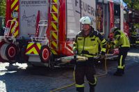 Die Schauübung der Gesamtfeuerwehr Weil im Schönbuch lockte viele Zuschauer an.