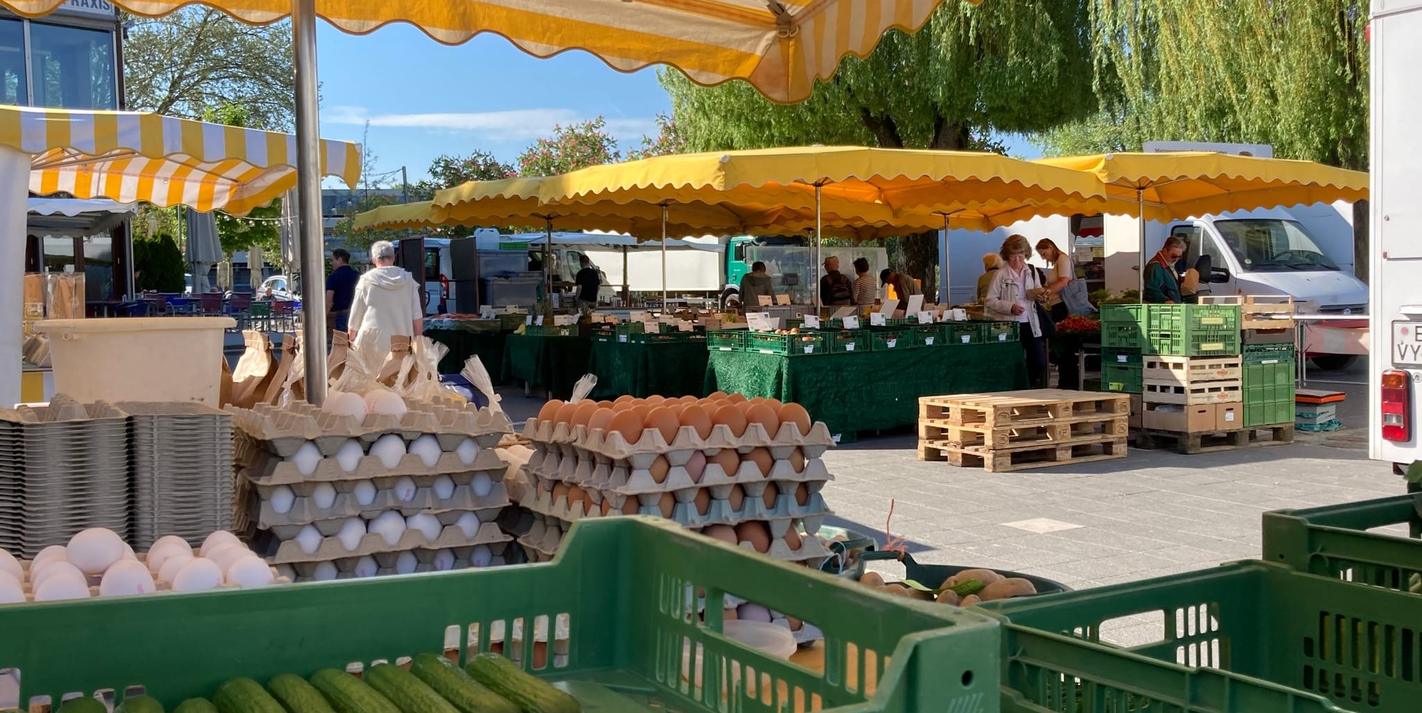 Regional auf dem Böblinger Elbenplatz einkaufen ist nachhaltig.