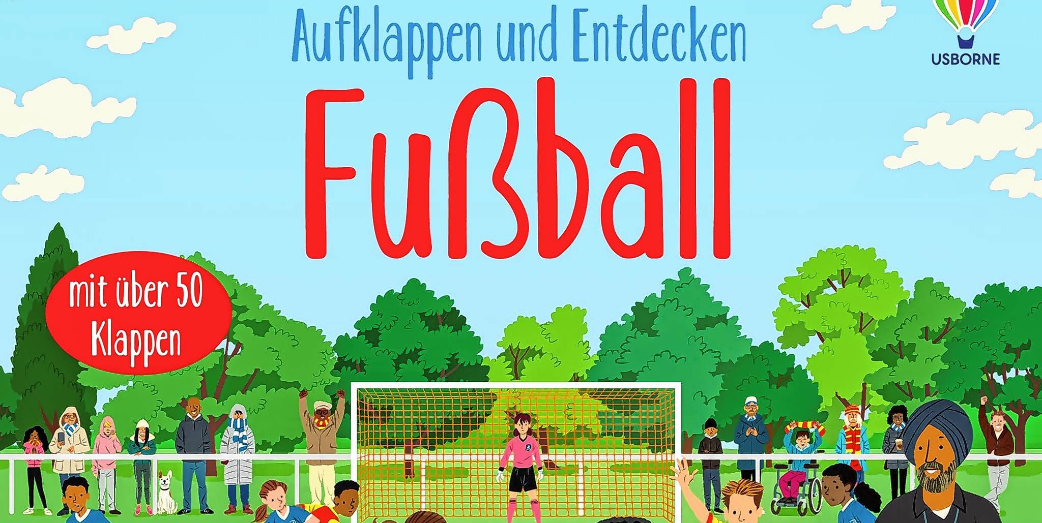 Dieses Buch über Fußball eignet sich besonders für Kinder ab 5 Jahren. Bild: z