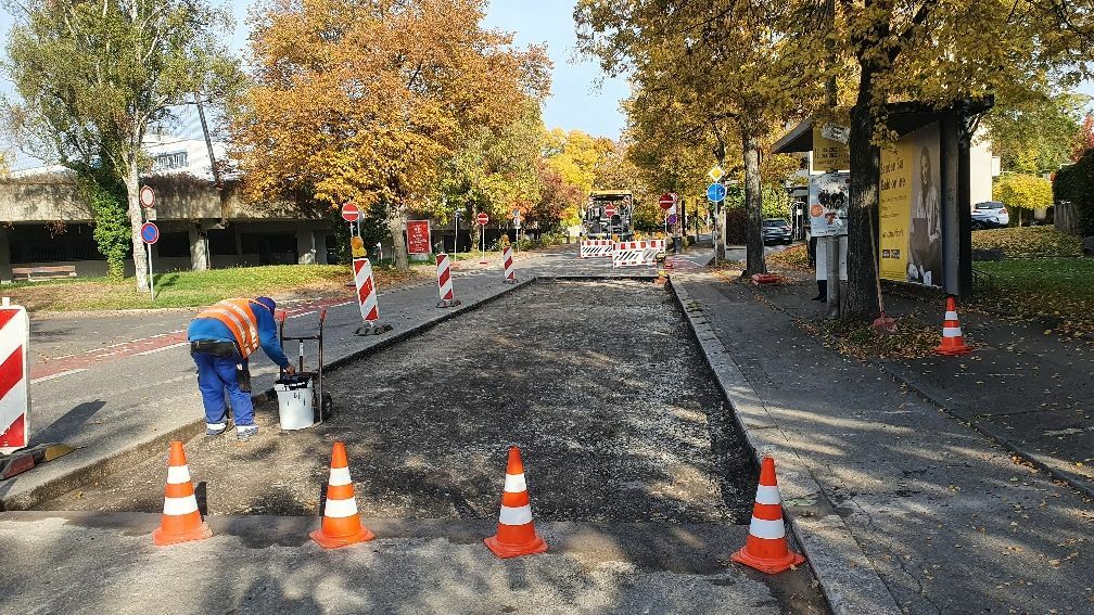 Die Baustelle am Stiftsgymnasium.   Bild: Wegner