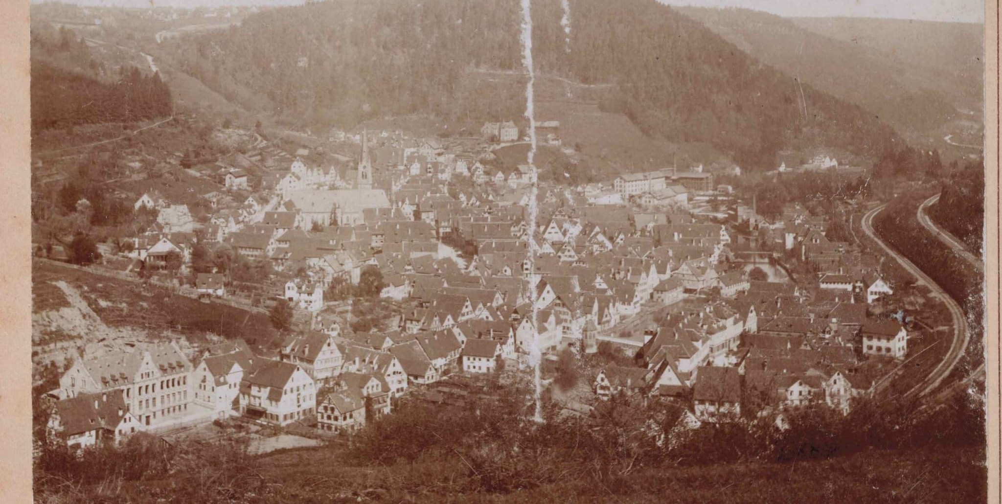 Calw im Jahr 1895.