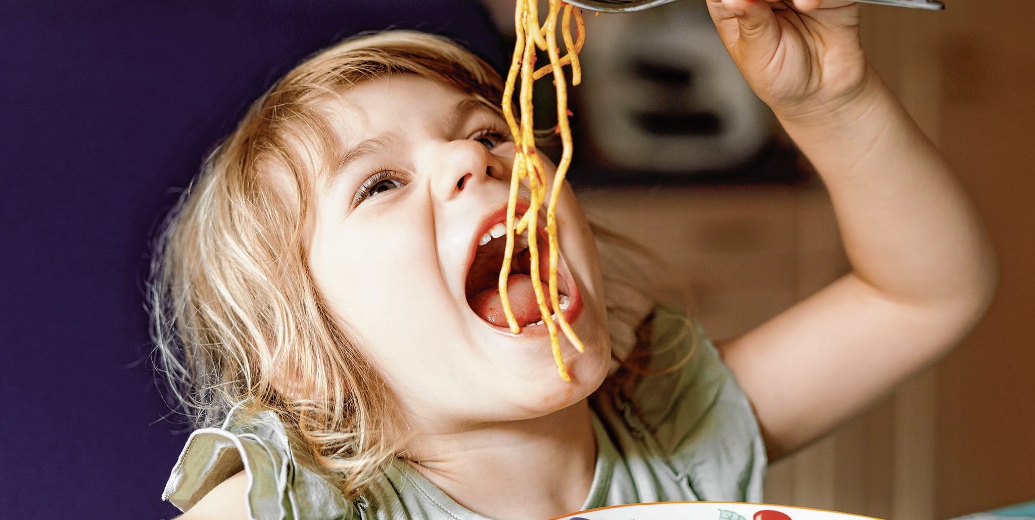 Spaghetti schmecken von Klein auf.