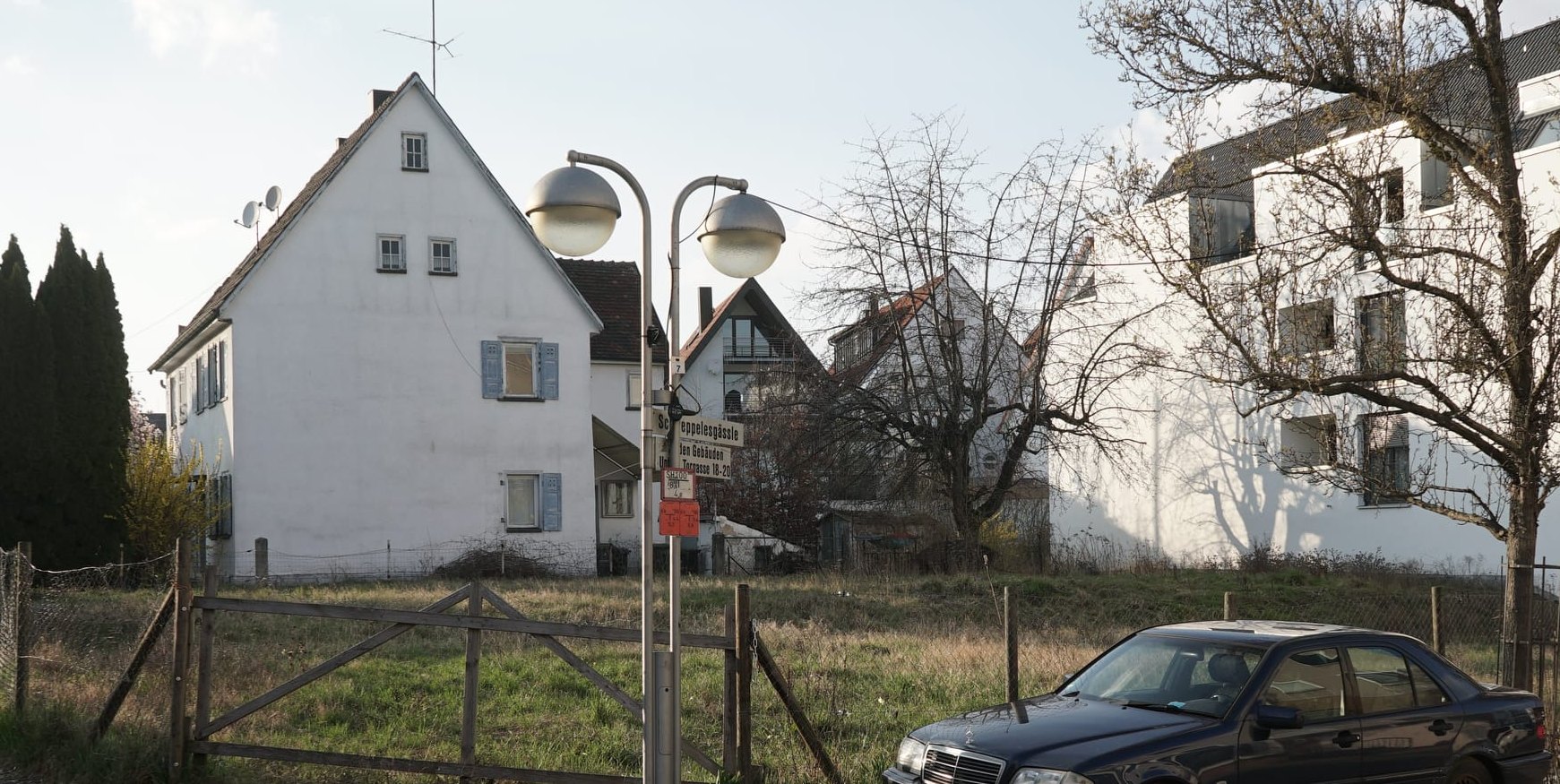 Nur ein Beispiel: Die Ecke Schweppelesgässle wird zum temporären Parkplatz. Doch das wird nicht reichen.	Bild: Heiden/A
