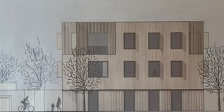 So soll das dreigeschossige Frauen- und Kinderschutzhaus in Herrenberg aussehen. Es bietet Platz für 25 Menschen.