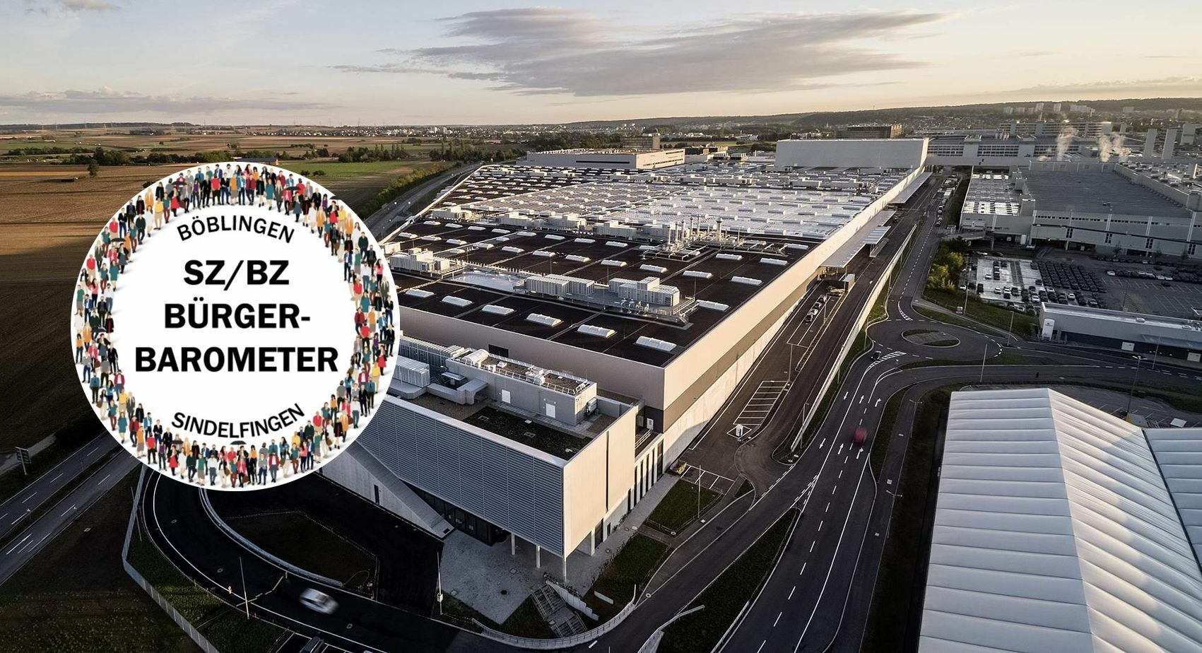 2020 wurde im Sindelfinger Mercedes-Werk die „Factory 56“ eröffnet, die der Daimler-Konzern für 730 Millionen Euro gebaut hat. Klares Zeichen: Der größte Arbeitgeber der Region sieht Sindelfingen als Standort für die Autoproduktion der Zukunft. Bild: z/Grafiken: Teufel