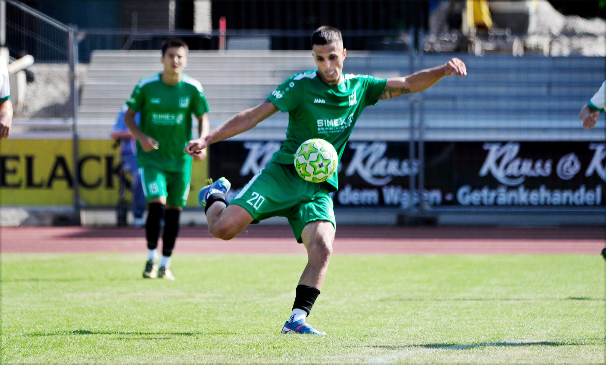 Der Maichinger Darius Romanyuk trifft in Bernhausen vier Mal. Bild :photostampe