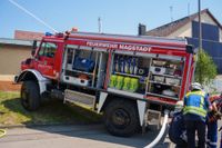 Hitze, Neugierige und Schauübungen beim Tag der offenen Tür der Magstadter Feuerwehr.