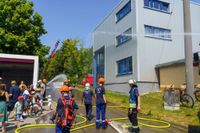 Hitze, Neugierige und Schauübungen beim Tag der offenen Tür der Magstadter Feuerwehr.