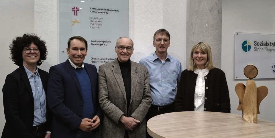 Von links: Diana Higi, Philipp Koch, Dr. Peter Michael Bittighofer,  Andreas Schlegel und Renata Spieler.