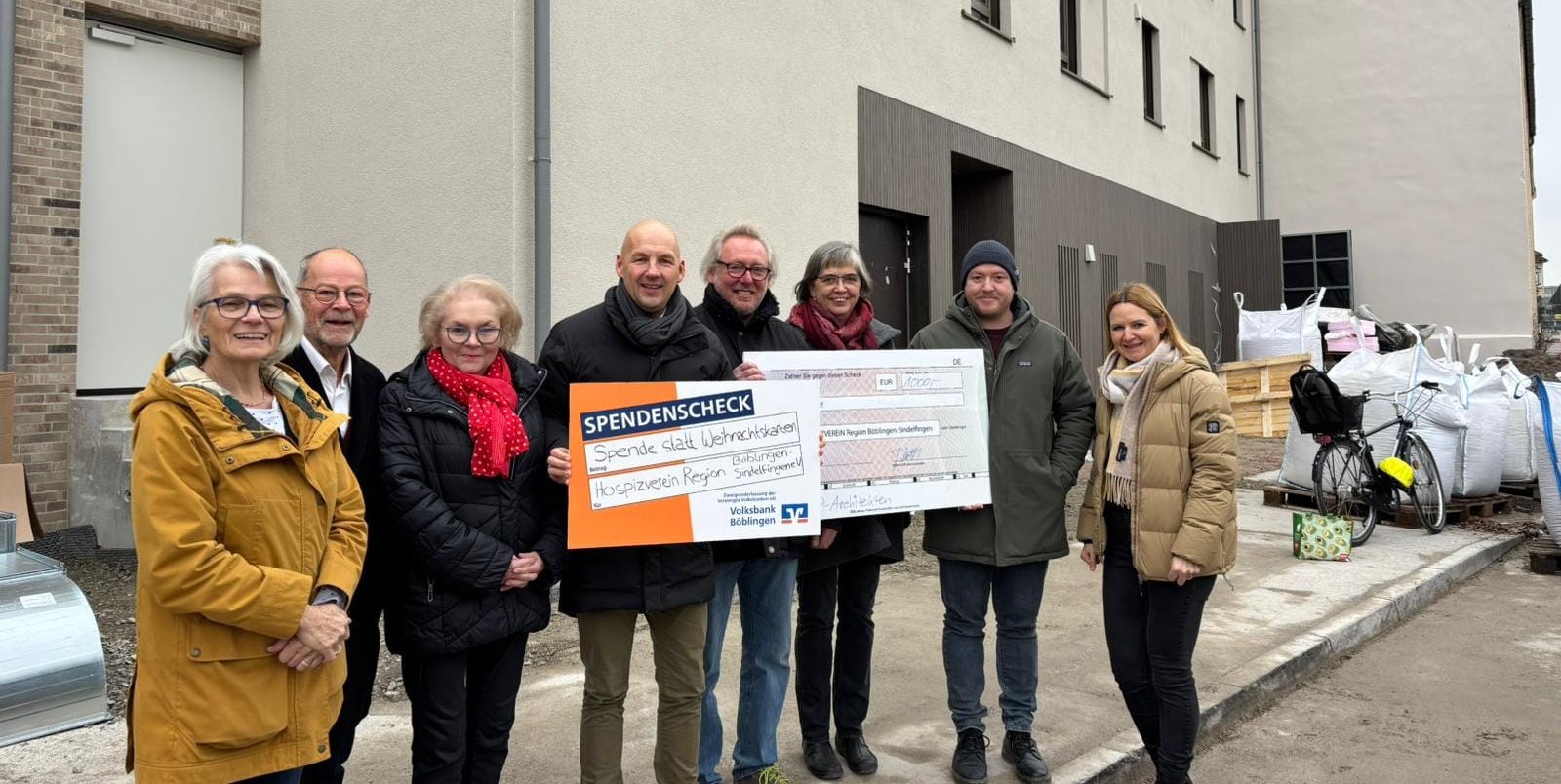 Auf unserem Foto (von links): Maria Dries-Koblowsky, Andreas Senn, Monica Wejwar, Marc Biadacz, Michael Hanka, Elisabeth Kenntner-Scheible, Jonathan Eitel und Elvira Rentschler.