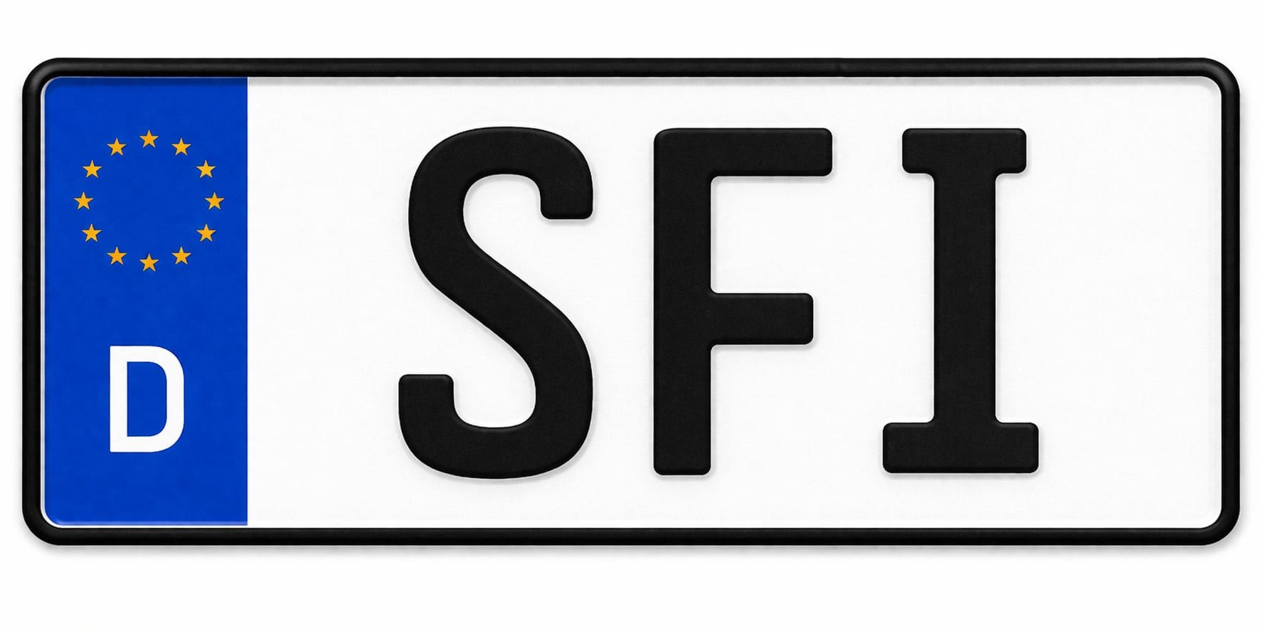 SFI-Kfz-Kennzeichen