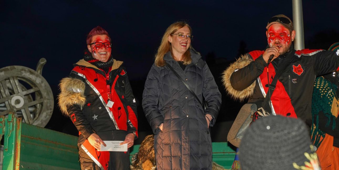 Helena Österle war in ihrem neuen Amt zum ersten Mal beim Fasnetsauftakt dabei.