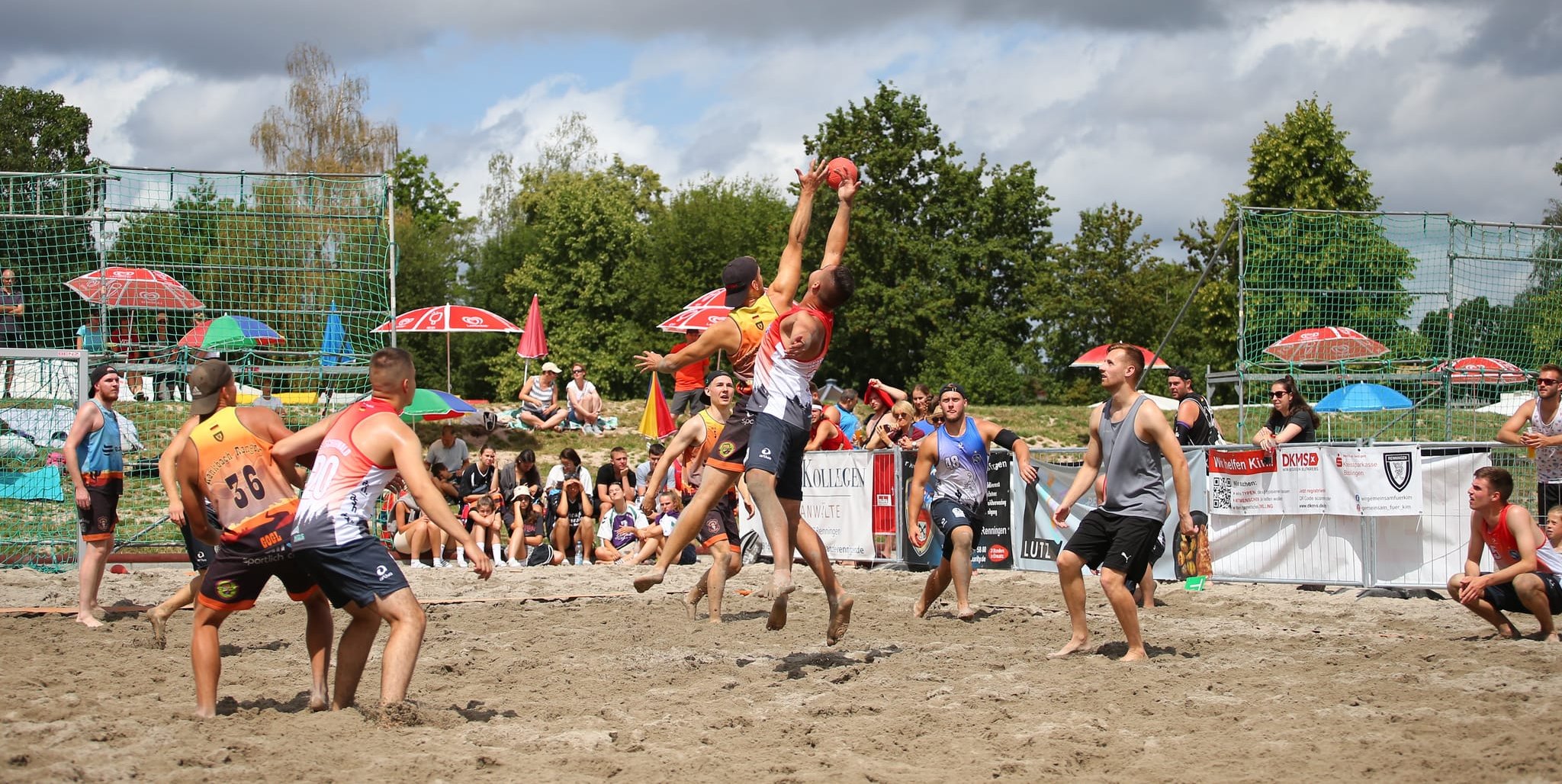 Im Sand geht es rund.Bild: z