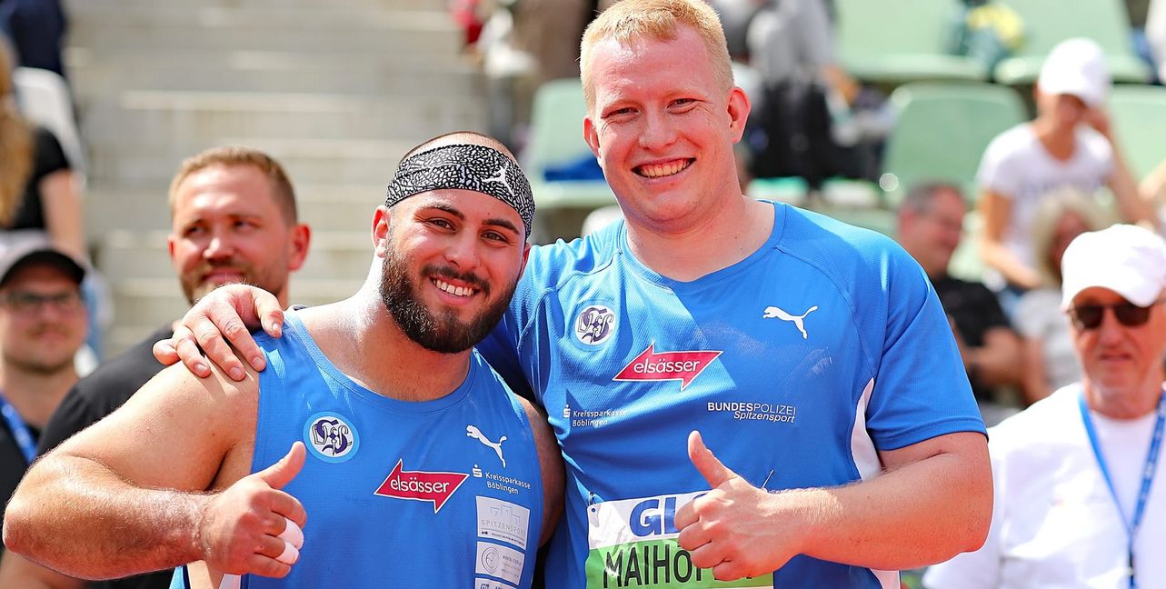 Glückliche Sindelfinger: Eric Maihöfer holt Gold (rechts), Tizian Lauria Silber bei den Deutschen Meisterschaften in Dresden.