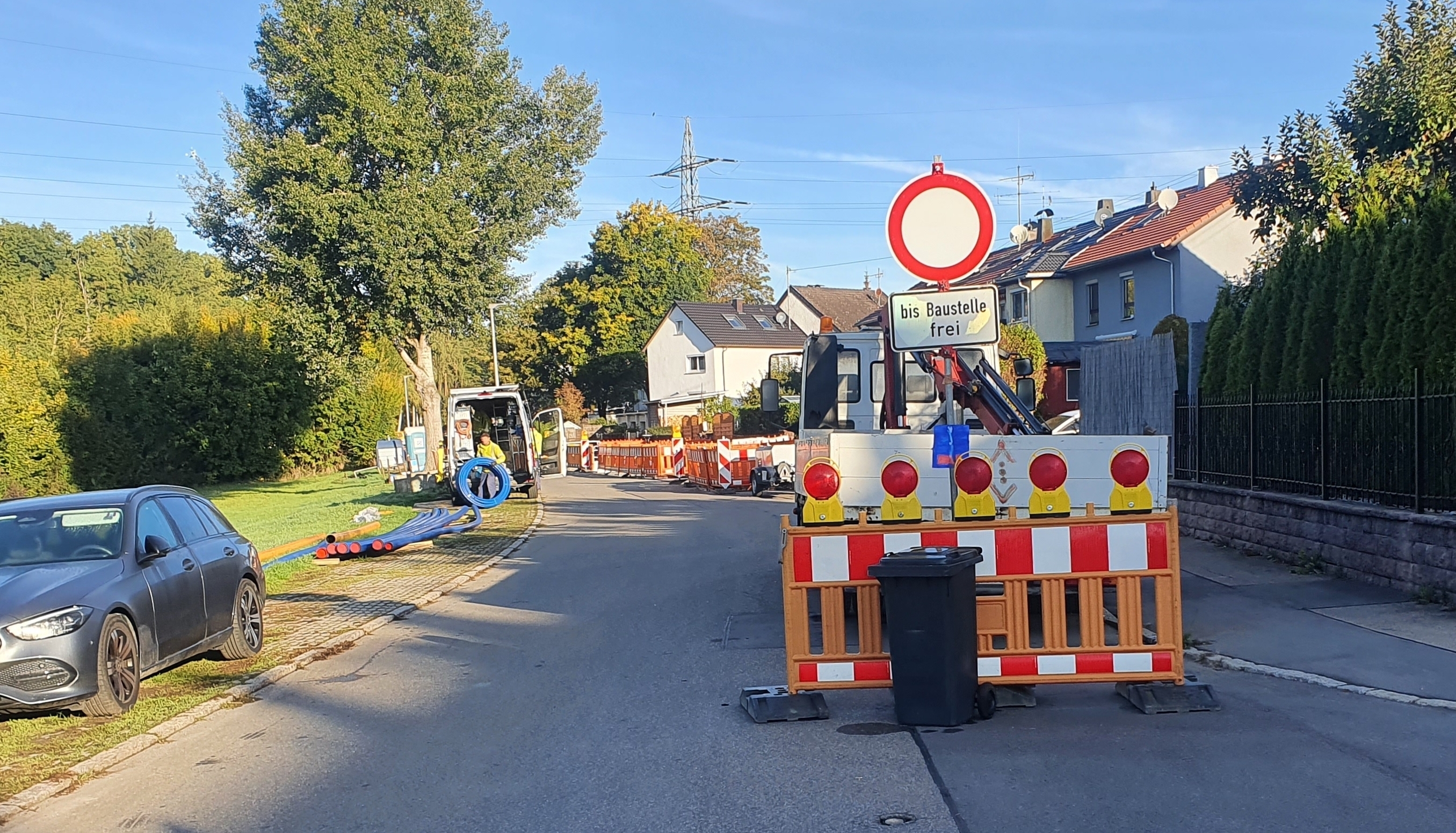 Eigentlich ist es nicht schwierig zu verstehen: Ab hier geht es nur für Anlieger weiter.Bild: Wegner