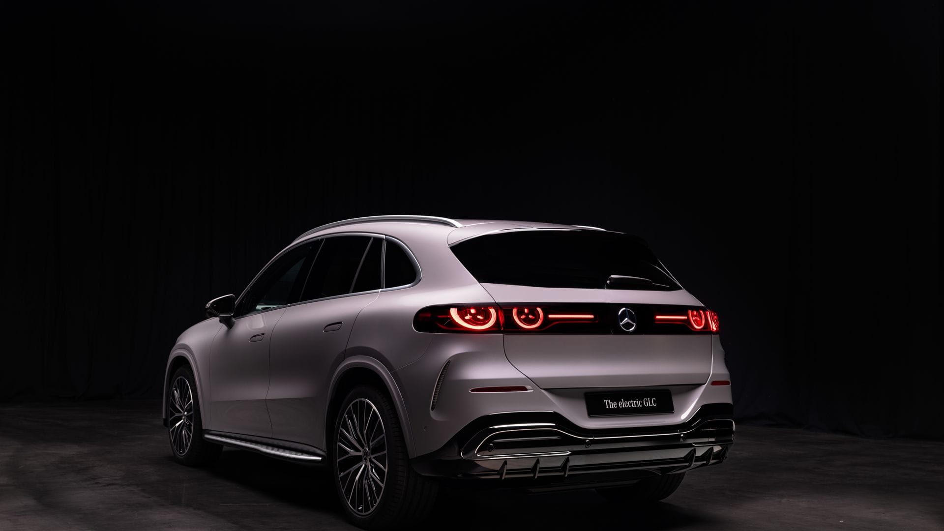 Die Rückansicht auf den Mercedes-GLC
