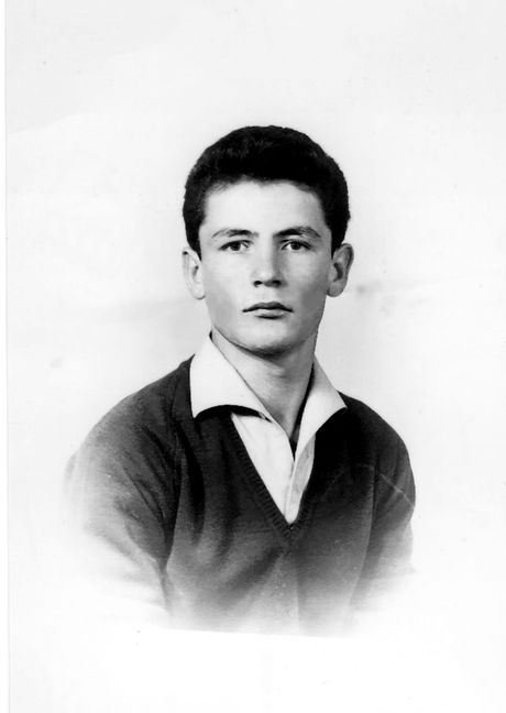 Bernardino Di Croce als 16-Jähriger, wenige Wochen vor der Wunschfahrt nach Deutschland 1960.