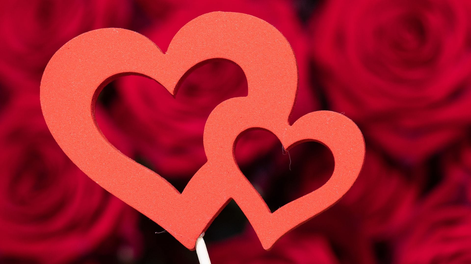 Sag es durch die Blume: das rote Herz als Symbol für die Liebe. (Archivbild)