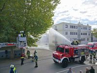 Mit Blaulicht und Atemschutz probte die Feuerwehr Magstadt den Ernstfall.